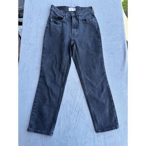 Everlane Women's the Original Cheeky Crop Jeans Black Women's Size 26